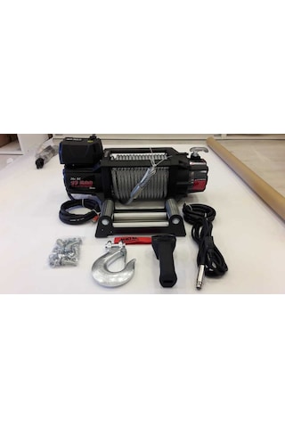 Mxo Çelik Halatlı Uzakt. Kum.17500lb Vinç 24v 28 Mt Halat