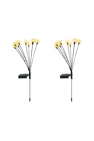 Yaozixia Adet Güneş Enerjili Yol Işıkları Otomatik Açma/kapama Dış Mekan Bahçe Işığı Bahçe Veranda Yürüyüş Yolu İçin Peyzaj Aydınlatması Çok Renkli