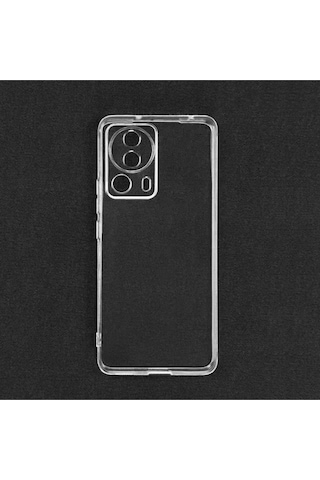 Xiaomi Mi 13 Lite Kılıf Zore Süper Silikon Kapak Renksiz