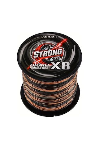 Techbloom "dayanıklı Balık Misinası B 4.0 0.32mm 40lb Güçlü 8 İplik Örgü 300m 328yd 10 100lb Kamuflaj Desen Tuzlu Su Balıkçılığı"