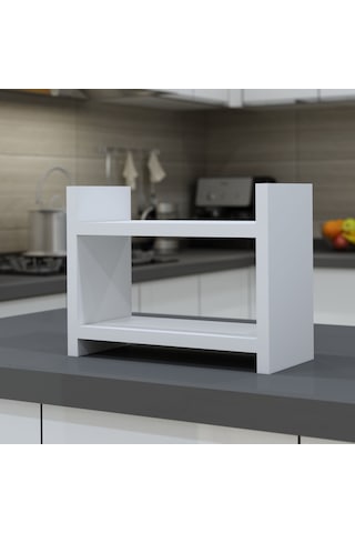 Bicabin Bicabin Denis Pratik Tezgah Üstü Raf, Duvar Rafı, Kavanoz