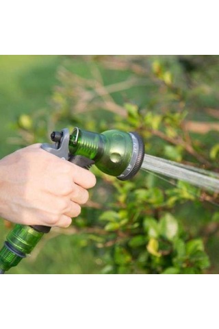 Daye Dy5915 Spiral Bahçe Sulama Fonksiyonlu Hortum Seti 15 Mt
