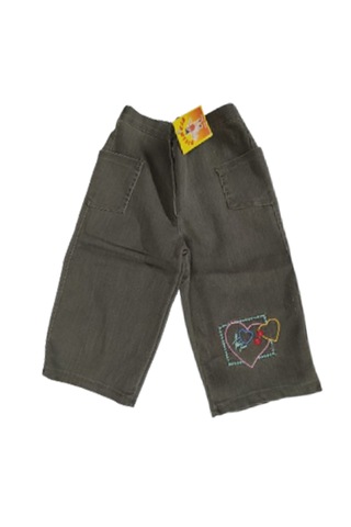 Pıtırcık Kids Kız Çocuk Kısa Pantalon Kapri Yeşil