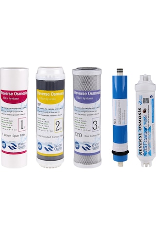 Reverse Osmosis Su Arıtma Komple Filtre Takımı Water Quality