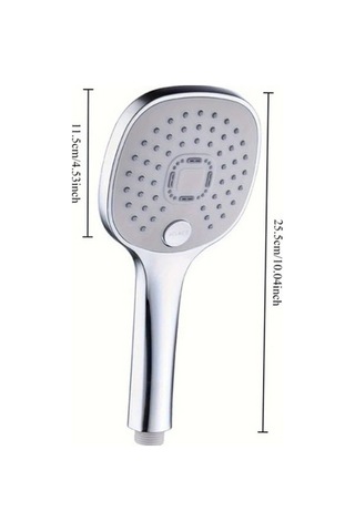 Fastbuy Challenger Yüksek Basınçlı Duş Başlığı 3 Modlu Evrensel, Anti Tıkanan, Şık, Yüksek Su Akışı