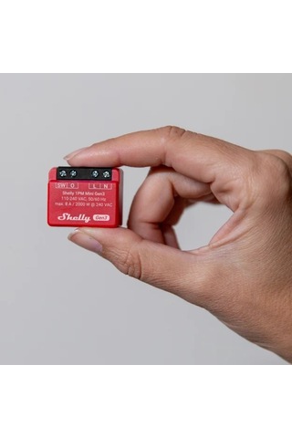 Shelly 1pm Mini Gen3 2'li Paket Enerji Ölçümlü Akıllı Röle