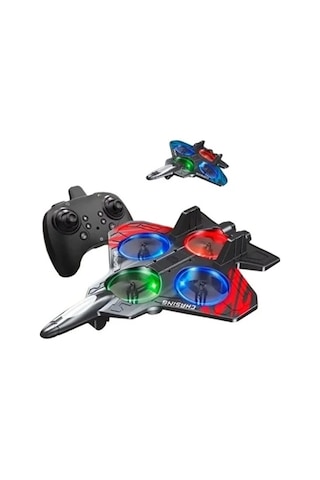Led Işıklı Oyuncak Drone Fighter Jet Tasarımlı Uzaktan Kumandalı Uçak Belirtilmemiş