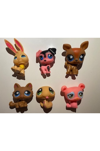 Pet Shop Neşeli Minişler 6'lı Miniş Oyuncak Pet Star