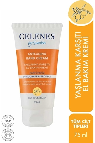 Celenes Sea Buckthorn Yaşlanma Karşıtı El Bakım Kremi 75 ML