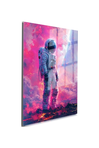 Space/uzay Yapay Zeka Özel Tasarım Cam Tablo Ofis, Mutfak Çocuk Odası, Salon 134