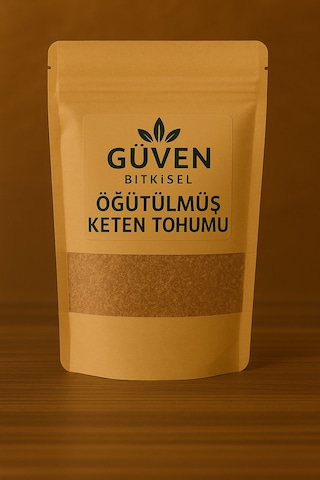 Taze Çekilmiş Keten Tohumu Hava Almayan Ambalaj 1 Kg