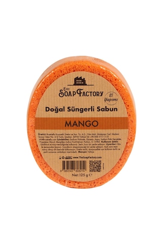 Doğal Süngerli Mango Sabunu 125 G - Lüks - Tüm Cilt Tipleri İçin Diğer