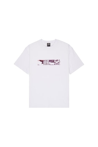 Quiksilver Mercury Vortex Erkek Tişört BEYAZ