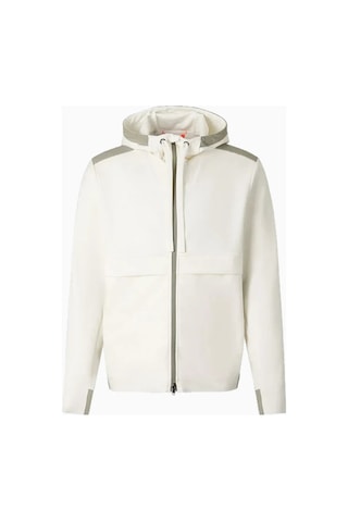 Bogner Ernesto Modern Athleisure Stil Hoodie Erkek Ceket Krem