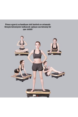 Titreşimli Egzersiz Platformu Evde Vücut Ve Kas Çalışmalarına Yardımcı Spor Aleti