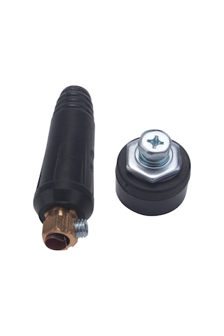 Xurunkeji Takım Siyah Avrupa Tarzı Elektrikli Kaynak Makinesi Kablo Bağlantısı Dkj 10-25 Hızlı Bağlantı Fişi Soketi