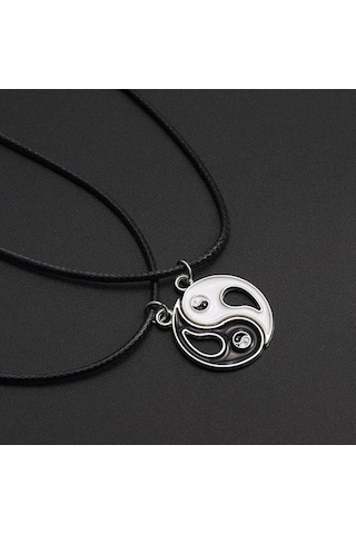 Best Friends Ying Yang İkili Arkadaşlık Sevgili Kolye Çok Renkli