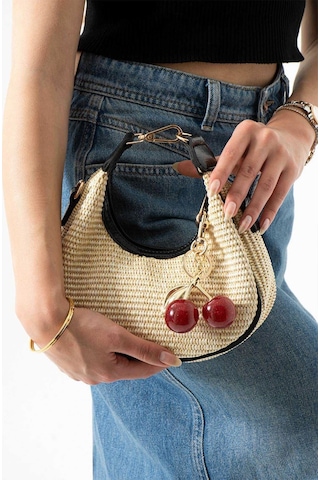 By-kuss Cherry Woven Omuz Çantası Sarı 14115946