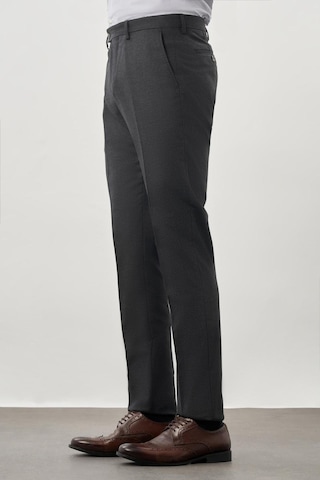 İmza Koyu Antrasit Düz Bez Ayağı Esnek Yan Cep Slim Fit Classic Pantolon 1003245207 070 Koyu Antrasit