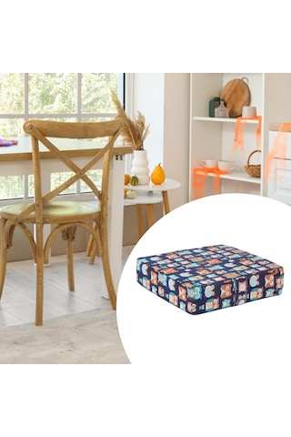 Homyl Sandalye Için Yükseltici Koltuk Minderi, Bebek Erkek Kız Donanma Baykuşu