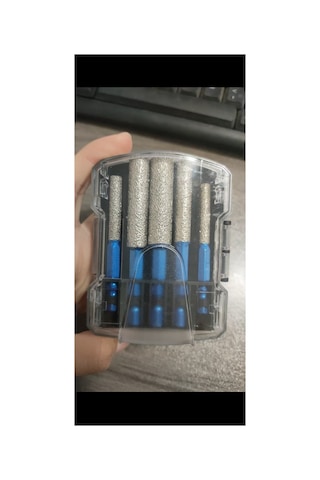 Senbang Elmas Freze Seti 5 Parça 6-8-10-12 Mm Elmas Kaplı Taşlama Uç Seti Cam Seramik Porselen Mermer Granit İçin