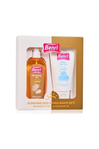 Bronzlastirici Yağ 150 Ml + Güneş Sonrası Jel 150 Ml.
