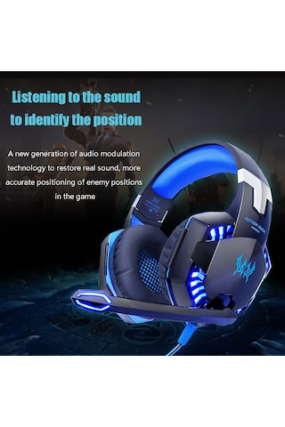 Reedark Kotıon Each G2000 Profesyonel Oyun Kulaklığı - Mikrofonlu, 50mm Ses Ünitesi, Usb Ve 3.5mm Bağlantı, Rahat Tasarım