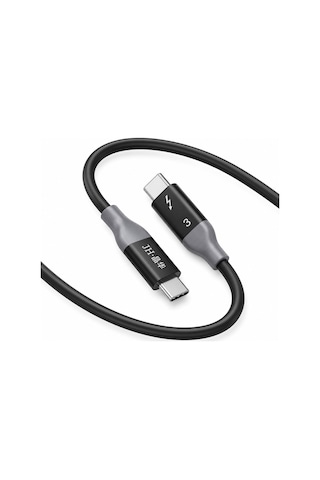 Thunderbolt 3 Tam Fonksiyon Type-c Kablo 50 Cm, 40gbps Veri Aktarımı, 100w Pd Hızlı Şarj, 8k 60hz Görüntü, Daisy Chain, Monitör Docking Ssd U701b