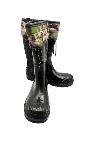 Ulaş Pvc Erkek Lastik Çizme Su Geçirmez Ve Kaymaz Taban - Haki Yeşil - 47