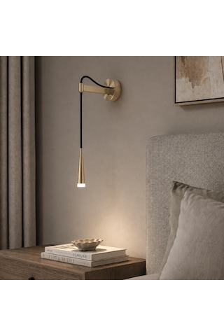 Brisa Eskitme Gold Pirinç Kaplama Duvar Apliği