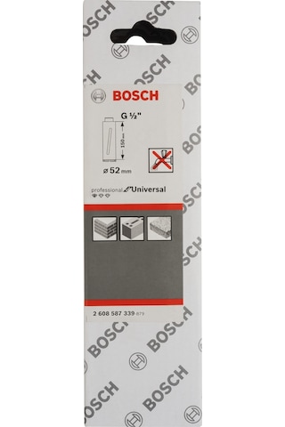 Bosch 52x150 mm G 1/2" Elmas Kuru Karot Ucu - 2608587339