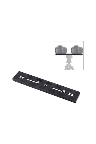 Sones Puluz 200mm Uzunluk Pu-200 Alüminyum-magnezyum Alaşımlı Hızlı Çıkarma Plaka Qr Kelepçesi Benro B3 / J2 /j3 Tripod Küre Kafası İçin