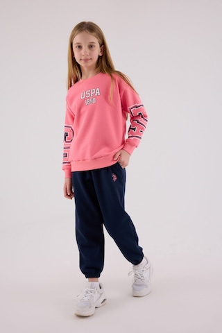 U.S. Polo Assn. U.s. Polo Assn Kız Çocuk Pembe Eşofman Takımı Us2314-c-v1 Pembe