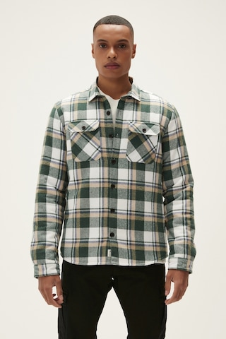 Bad Bear Thomas Yeşil Kareli Erkek Oduncu Gömlek Ceket-yeşil Yeşil