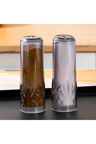 Perotti Melody 2 Li Akrilik Füme Tuzluk Biberlik Seti