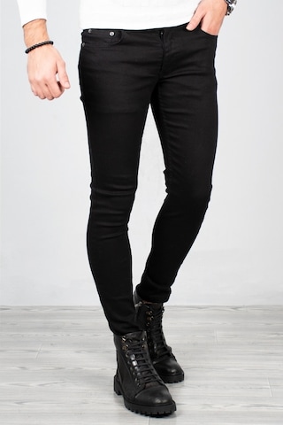 Deepsea Siyah Skinny Kesim Erkek Kot Pantolon 2004157 Siyah