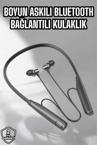 Boyun Bantlı Bluetooth Kulaklık Yüksek Ses Kaliteli 100 Saat Kulaklık 2