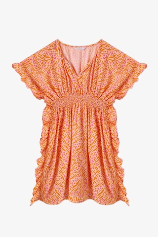 Penti Kız Çocuk Safari Leopar Desenli Ponponlu Kaftan Çok Renkli