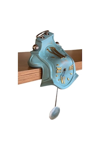 Antartidee Raf Üzerine Sarkaçlı Saat / Drop Pendulum Clock Antik