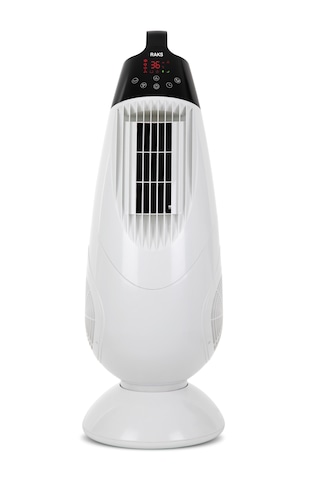 Raks Tower Plus Kule Tipi Vantilatör - Uzaktan Kumanda, Aroma Difüzyonu, 90 W, Sessiz, 13.5 M3/s, Oda Sıcaklığı Bilgisi