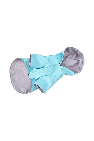 Köpek Yağmurluk Kapüşonlu Dört Ayaklı Giysiler Su Geçirmez Her Şey Dahil Küçük Köpek Pet Yağmurluk, Boyut: Xl Göl Mavisi