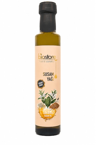 Biostore Soğuk Sıkım Susam Yağı 250 Ml