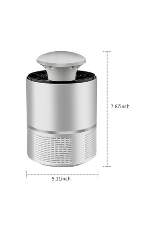 Besthome1 Usb Güçlü Sivrisinek Öldürücü Lamba: 360 Derece Işık, Kimyasalsız Sessiz Böcek Savar