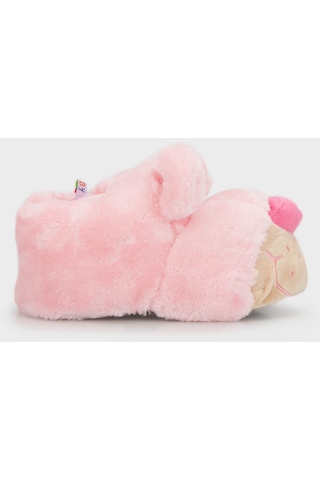Twigy Fibert Çocuk Hayvanlı Panduf Pembe 30/35 CC0666 Pembe