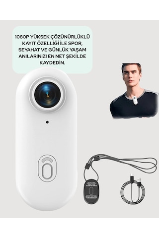Suya Ve Darbeye Dayanıklı Kompakt Spor Kamera 1080p -