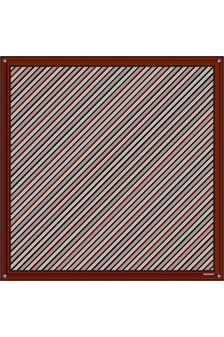 Poanes Verev Çizgi Desenli Twill İpek Eşarp Açık Pembe - Pembe Poanes Verev Çizgi Desenli Twill İpek Eşarp Açık Pembe - Pembe