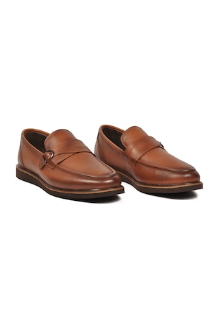Voyager Taba Hakiki Deri Erkek Klasik Casual Ayakkabı Loafer 5770 M
