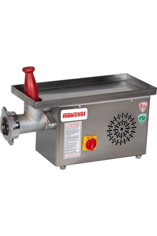 Makchef Et Kıyma Makinesi 12 No Profesyonel Gri - Gümüş