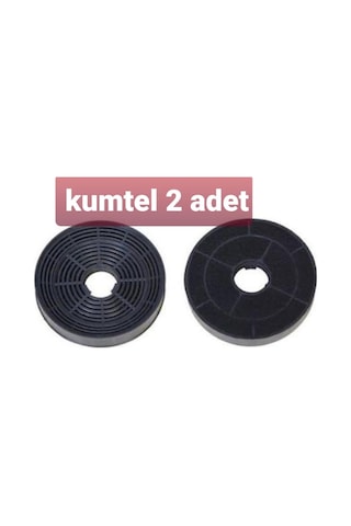 Kumtel Uyumlu Karbon Filtre 2Adet Bacasız Kullanım Aparatı Kömür - 428952065