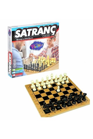 Playwood Ahşap Satranç Oyunu